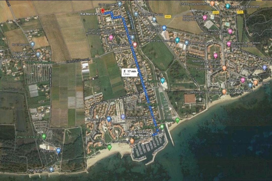 Coquet Studio Avec Belle Terrasse Lägenhet La Londe-les-Maures Exteriör bild